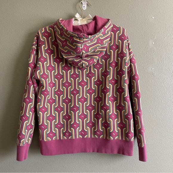 PUMA Classics 70s Psychedelic Hoodie- Medium - Picture 6 of 10